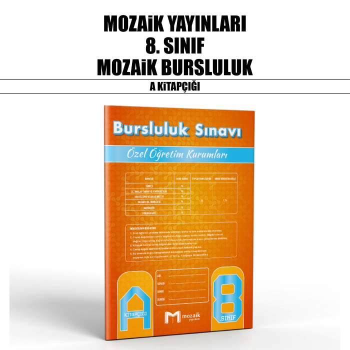 MOZAİK 08.SINIF ÖZEL ÖĞR.BURSLULUK A - 25-26